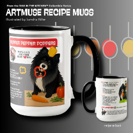 PUPPY PEPER POPPERS Honden snoepjes Art Muse Rece Mok