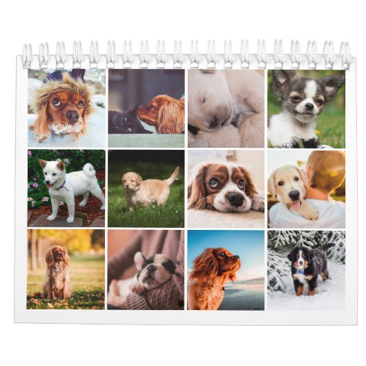 Puppy Photo Calendar Small Kalender (Achterkant)