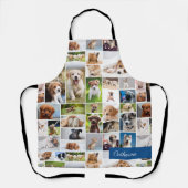 Puppy Photo Montage Schattig Dog Patroon Schort (Voorkant)