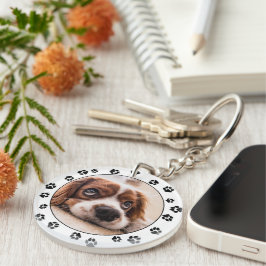 Puppy Photo Sleutelhanger