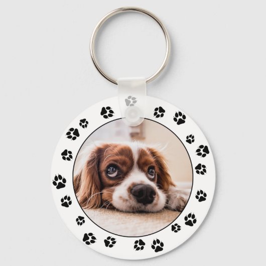 Puppy Photo Sleutelhanger (Voorkant)