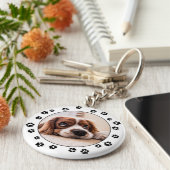 Puppy Photo Sleutelhanger (Zijkant)