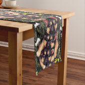 Puppy Pile Table Runner Korte Tafelloper (Voorbeeld)