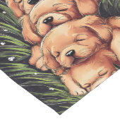 Puppy Pile Table Runner Korte Tafelloper (Hoek)