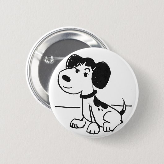 Puppy Pin Ronde Button 5,7 Cm (Voorkant /achterkant)