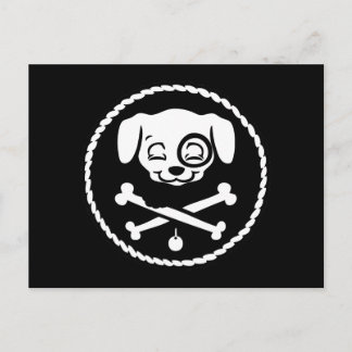 Puppy Pirate Briefkaart