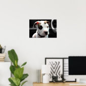 Puppy Pit Bull T-Bone Poster (Thuiskantoor)