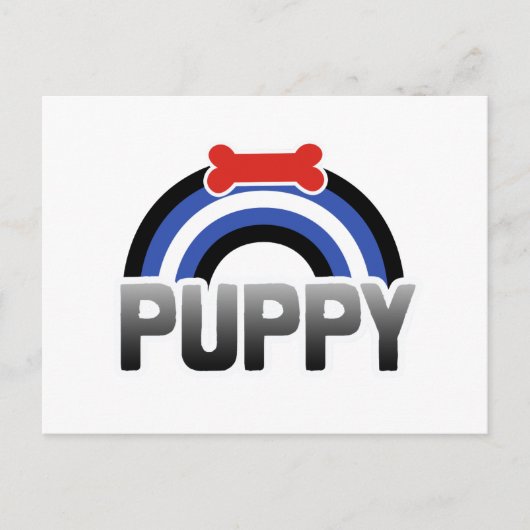 Puppy Play Pride Briefkaart (Voorkant)