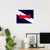 Puppy Play Pride Flag 20 x 16 inch, Poster (Thuiskantoor)