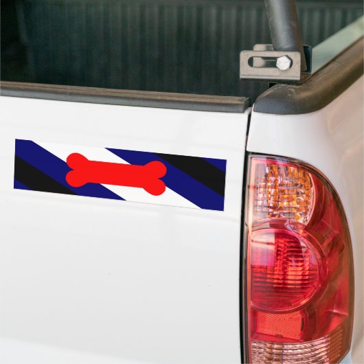 Puppy Play Pride Flag Bumpersticker (Op Truck)