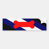 Puppy Play Pride Flag Bumpersticker (Voorkant)