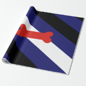Puppy Play Pride Flag Cadeaupapier (Uitgerold)