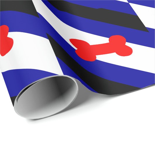 Puppy Play Pride Flag  Cadeaupapier (Rol Hoek)