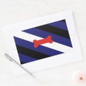 Puppy Play Pride Flag Rechthoekige Sticker (Envelop)