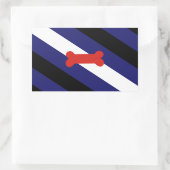 Puppy Play Pride Flag Rechthoekige Sticker (Tas)