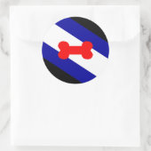 Puppy Play Pride Flag Ronde Sticker (Tas)