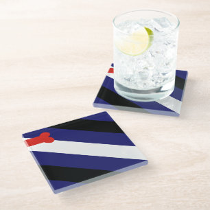 Puppy Play Pride Glazen Onderzetter