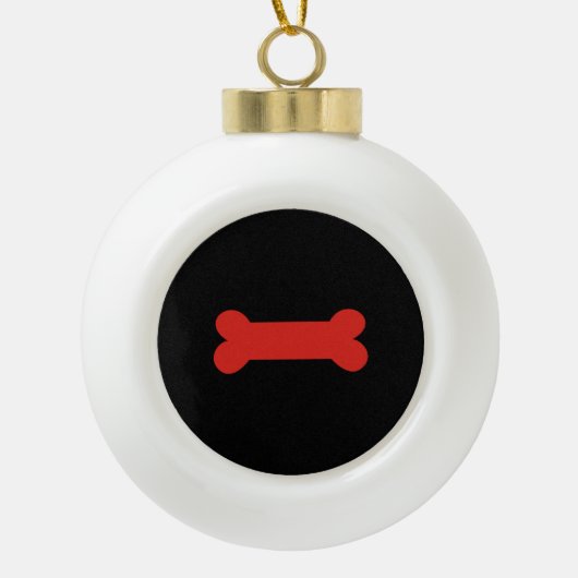 Puppy Play Pride Keramische Bal Ornament (Voorkant)