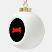 Puppy Play Pride Keramische Bal Ornament (Rechts)