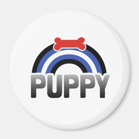 Puppy Play Pride Magneet (Voorkant)