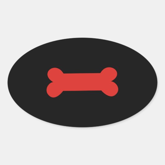 Puppy Play Pride Ovale Sticker (Voorkant)