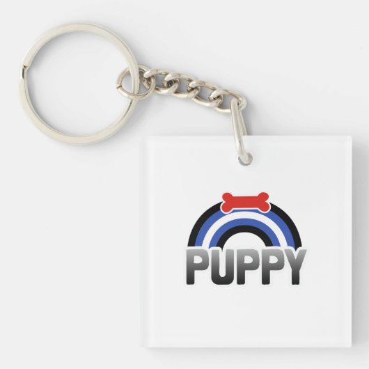 Puppy Play Pride Sleutelhanger (Voorkant)