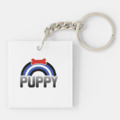 Puppy Play Pride Sleutelhanger (Achterkant)