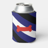 Puppy Play Pride Vlag Blikjeskoeler (Blikje Achterkant)