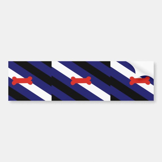 Puppy Play Pride Vlag Bumpersticker (Voorkant)