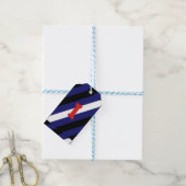 Puppy Play Pride Vlag Cadeaulabel (Met Touw)