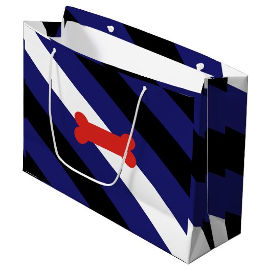 Puppy Play Pride Vlag Groot Cadeauzakje (Voorkant Gekanteld)