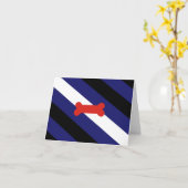 Puppy Play Pride Vlag Kaart (Gele Bloem)