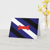 Puppy Play Pride Vlag Kaart (Gele Bloem)