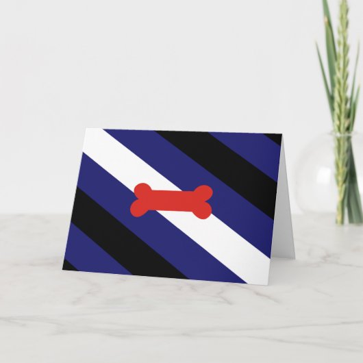 Puppy Play Pride Vlag Kaart (Voorkant)
