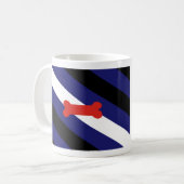 Puppy Play Pride Vlag Koffiemok (Voorkant links)