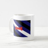 Puppy Play Pride Vlag Koffiemok (Voorkant links)