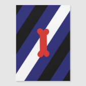Puppy Play Pride Vlag Magnetische Uitnodiging (Voorkant)