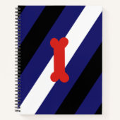 Puppy Play Pride Vlag Notitieboek (Voorkant)