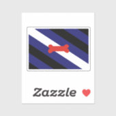 Puppy Play Pride Vlag Sticker (Vel)