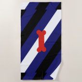 Puppy Play Pride Vlag Strandlaken (Voorkant)