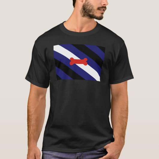 Puppy Play Pride Vlag T-shirt (Voorkant)