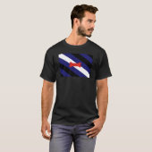 Puppy Play Pride Vlag T-shirt (Voorkant volledig)