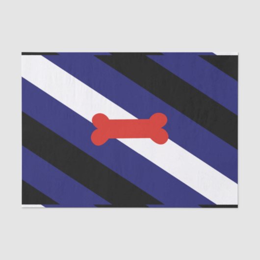 Puppy Play Pride Vlag Tissuepapier (Voorkant)