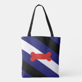 Puppy Play Pride Vlag Tote Bag (Achterkant)