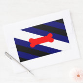 Puppy Play Pride Vlaggenrechthoek Stickers Glanzen (Envelop)