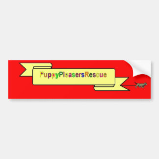 PUPPY PLEASERS RECUE LOGO STICKER