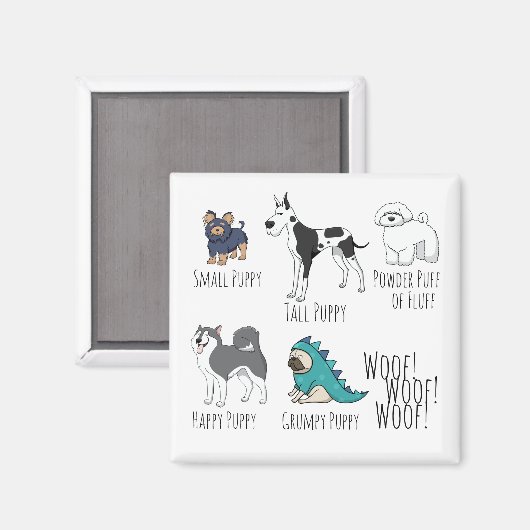 Puppy Poem Magneet (Voorkant / Achterkant)