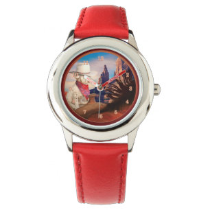 PUPPY PONY EXPRESS DALMATIAN ROUGH RIDER HORLOGE