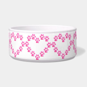 Puppy Pootjes Hond prints Papa Pup Mama Goede Jong Voerbakje