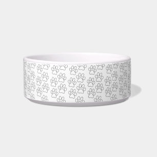 Puppy Pootjes Hond prints Papa Pup Mama Goede Jong Voerbakje